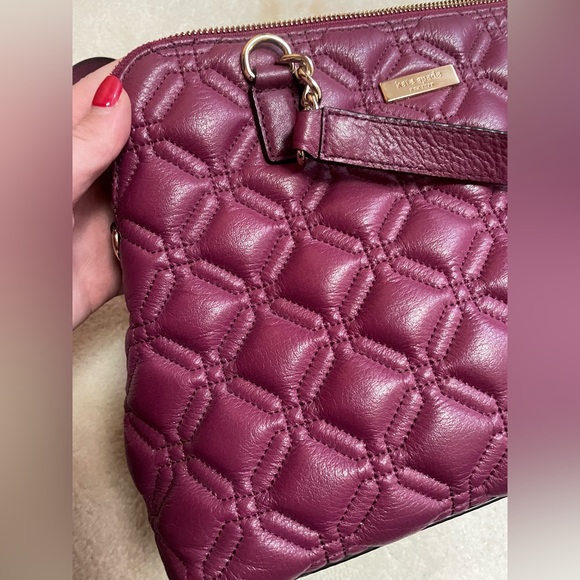 Kate Spade Like New Burgundy Handbag - Picture 6 of 14